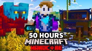 I Survived 50 HOURS in BETTER Minecraft Hardcore 1.20.1!