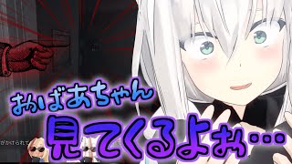 【激レア】ホラーゲームでガチでビビるフブキちゃん【白上フブキ/不知火フレア/角巻わため/ホロライブ 切り抜き】