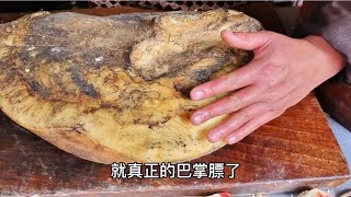 多年前的纯土猪巴掌膘火腿今日再现，肥的扎实，香的地道 #街边小吃 #街头美食#chinastreetfood #streetfood #chinafood