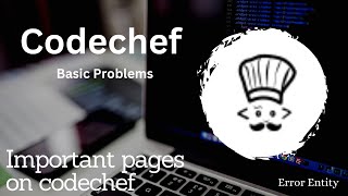 CodeChef | Important pages on codechef - problem | Competitive programming
