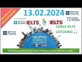 BRITISH COUNCIL IELTS LISTENING PRACTICE TEST - 13.03.2024