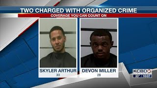 Two Charged With Organized Crime