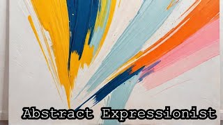 English Vocabulary: Abstract Expressionist (adjective)