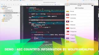 iPhone App : Swift + Wolfram|Alpha API Demo