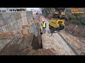 굴삭기 6w 엥콘틸트로테이터 engcon tiltrotator 저유소 양하배관 ts판넬 설치 및 터파기 part.1 2 excavation_kim