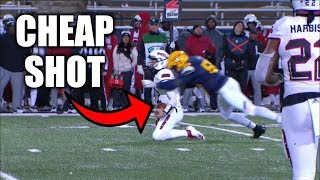 CHEAP SHOT of the Year || Toledo Defender Lays a Dirty ILLEGAL Hit on Northern Illinois QB ᴴᴰ