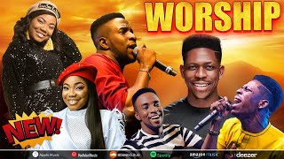 Non-Stop Worship Songs with Minister GUC, Moses Bliss, Mercy Chinwo - Soaking Deep Worship Songs