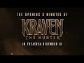 KRAVEN THE HUNTER - Opening Scene | Exclusively In Cinemas December 13