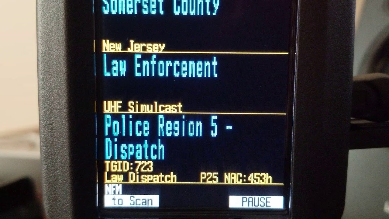Uniden Sds100 P25 Simulcast Test Somerset County Nj Youtube