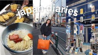 japan diaries | upgraded to business class, onsen hotel, harajuku \u0026 omotesando, michelin udon 🍜