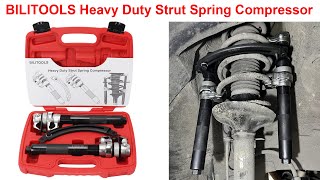 2-Piece Heavy Duty Strut Spring Compressor Tool Max Load.2645LB(1.2 Ton)