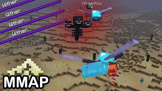 Minecraft: ATTACKING Withers with ELYTRA! (985)