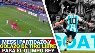 GOLAZO INFERNAL de Messi de TIRO LIBRE para DESCARGAR su FURIA contra PANAMA y llegar a los 800