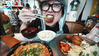 ASMR | 今日のお昼ごはん　ヴァンフォーレ甲府明日は水戸戦なので水戸を食べる　　#咀嚼音　#lunch　#masayoshi