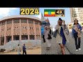 አዲሷ ፒያሳ Piassa , 🇪🇹 Addis Ababa walking Tour 2024