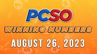 P85M Jackpot Grand Lotto 6/55, 2D, 3D, 6D, and Lotto 6/42 | August 26, 2023