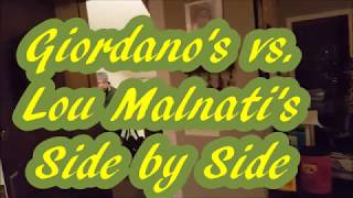 Giordano's vs. Lou Malnati's