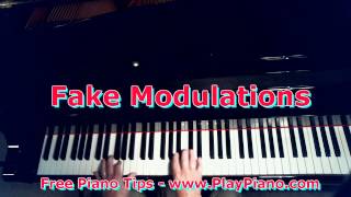 Fake Modulations To Freshen Up a Tune