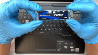 Asus TUF F15 Additional NVMe M2 SSD Upgrade