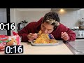 Eating 5 Indomie Mi Goreng Noodle Packs in under 5 minutes | Mi Goreng Challenge