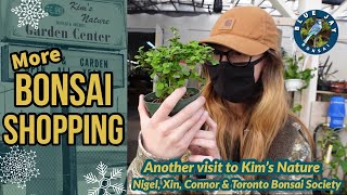 More Bonsai Shopping - Another Visit to Kim's Nature with Nigel Saunders, Xin, and TBS Members