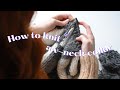 How To Knit a V-Neck Collar | Knitting Tutorial