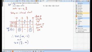 Lesson 3.11 - Solving Polynomial Inequalities