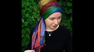 Wrapunzel - One-scarf Zig-zag wrap!