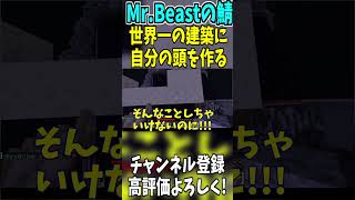 Mr.Beastのサーバーに自分の頭を建築してみた!#Shorts #MrBeast #simpcraft