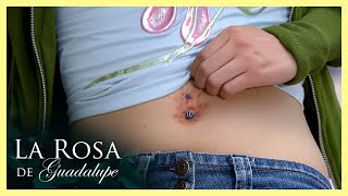 Se le infecta el piercing | La rosa de Guadalupe | RESUMEN | Piercing confianza