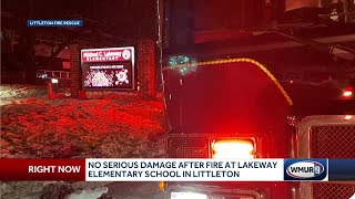 No serious damage after fire at Lakeway Elementary School in Littleton