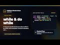 while & do while Explained | FullStack Masterclass JavaScript Course