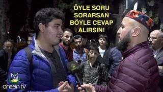 Ahsen Tv Muhabiri Sonunda Sert Kayaya Çattı! Karşısında Konuşamadı