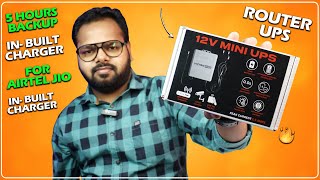 12V Mini Router UPS For Jio fiber Airtel Fiber CCTV Cameras - Victor Pro Mini UPS Review