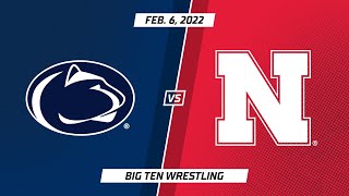 Select Matches: Nebraska vs. Penn State | Big Ten Wrestling | Feb. 6, 2022