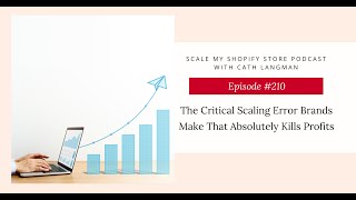 The Critical Scaling Error Brands Make That Absolutely Kills Profits