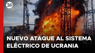 Rusia vuelve a bombardear el sistema eléctrico de Ucrania