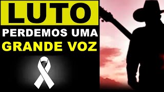 LUTO OFICIAL: PERDEMOS UMA GRANDE VOZ NA MÚSICA; MORREU MUITO JOVEM