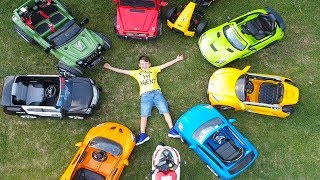 ALİ'NİN ARABA PARKI Huge POWER WHEELS Collection Ride On Cars for Kids