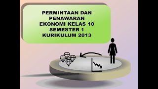 Permintaan dan Penawaran Ekonomi SMA Kelas 10 (Pengertian, Faktor-faktor, dan Hukumnya)