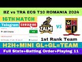 BZ vs TRA Dream11 | BZ vs TRA Dream11prediction || BZ vs TRA 16TH Match || BZ vsTRA