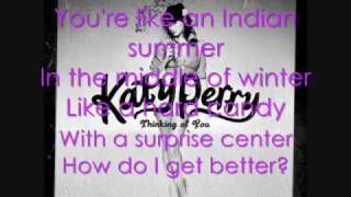 Thinking Of You - Katy Perry w/ Lyric's