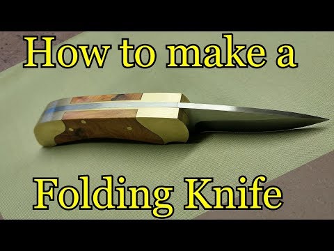 How to make a folding knife Template How to make a folding knife Template