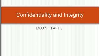 WEP confidentiality and integrity