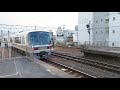 jr琵琶湖線221系 石山駅発車 jr west biwako line 221 series emu