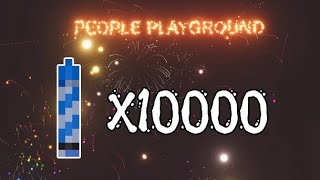 10000 фейерверков в People Playground