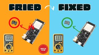 Wemos Lolin32 Repair: Fixing a Fried 3.3V Regulator!