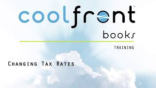 Coolfront Books - Changing Tax Rates