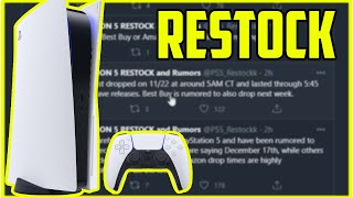 PS5 Restock Confirmed? For Amazon, Best Buy, Walmart | Playstation 5 Restock- PS5 Restock Update!