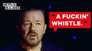 Those Safety Pep Talks on Planes Irritate Ricky Gervais | Netflix Is A Joke